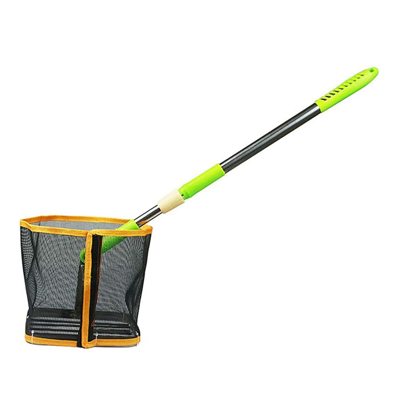 Teleskopstange tischtennisballaufnehmer, tischtennisballfänger, fangnetz, korb, sammelwerkzeug, 150 stück