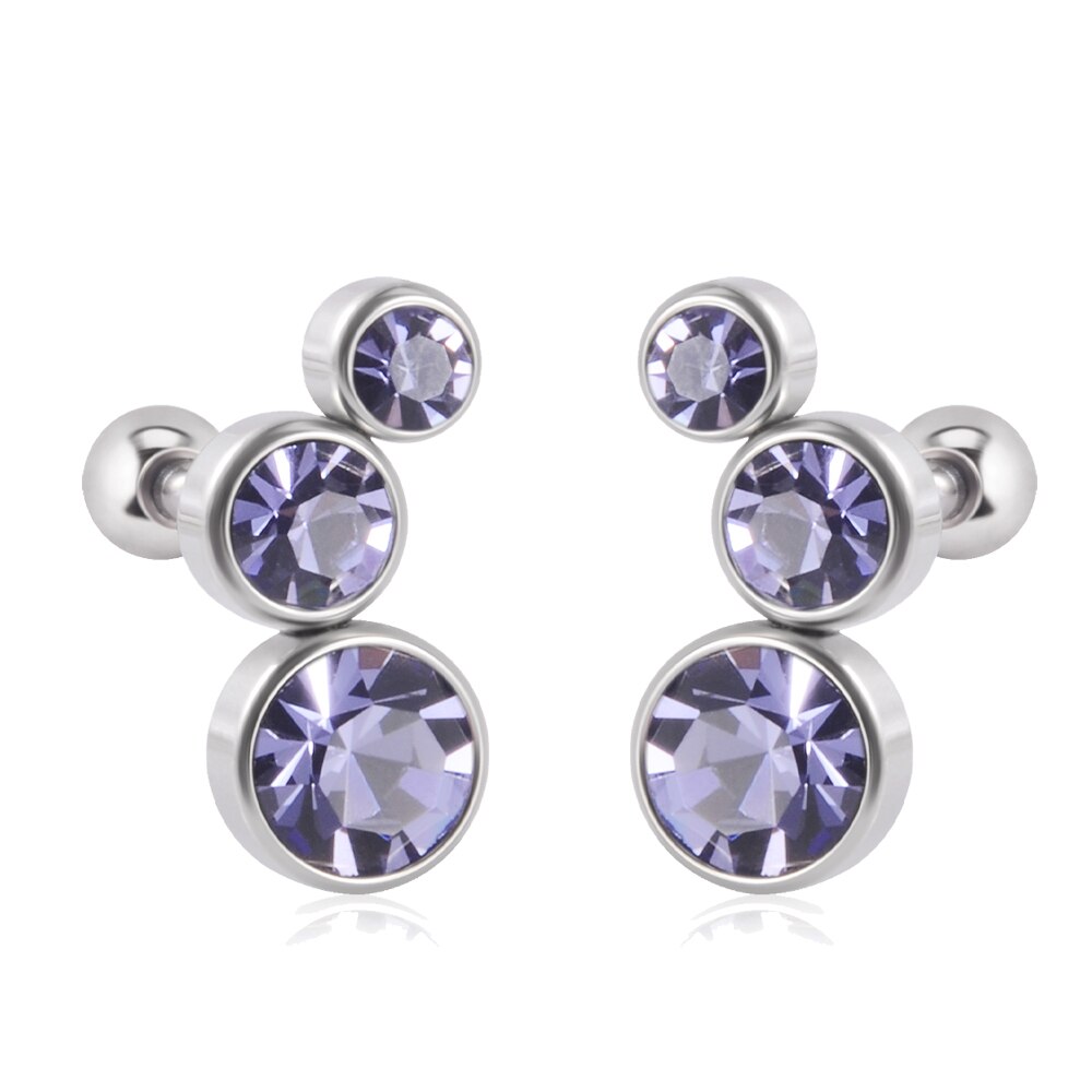 2 PZ 361 Acciaio Chirurgico di Cristallo dell'orecchio Trago Cartilagine Orecchini 16G Tre Zircone Lobo elica Daith Orecchino Penetranti Gioielli per Il Corpo: Di Colore Giallo chiaro