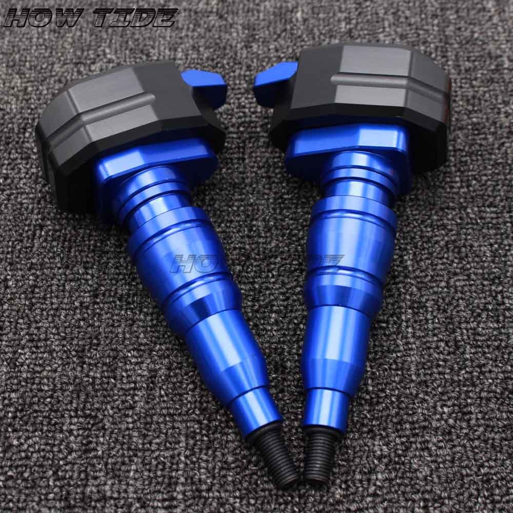 For YAMAHA MT-09 MT09 Motorcycle Falling Protection Frame Slider Fairing Guard Anti Crash Pad Protector: blue 2