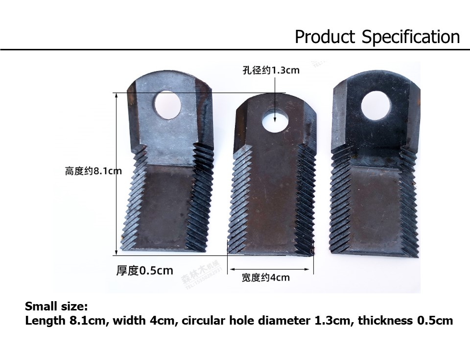 Blade for Agricultural Weeding Machine, Lawn Mower, Sawtooth blade, Knife, orchard: GOLD