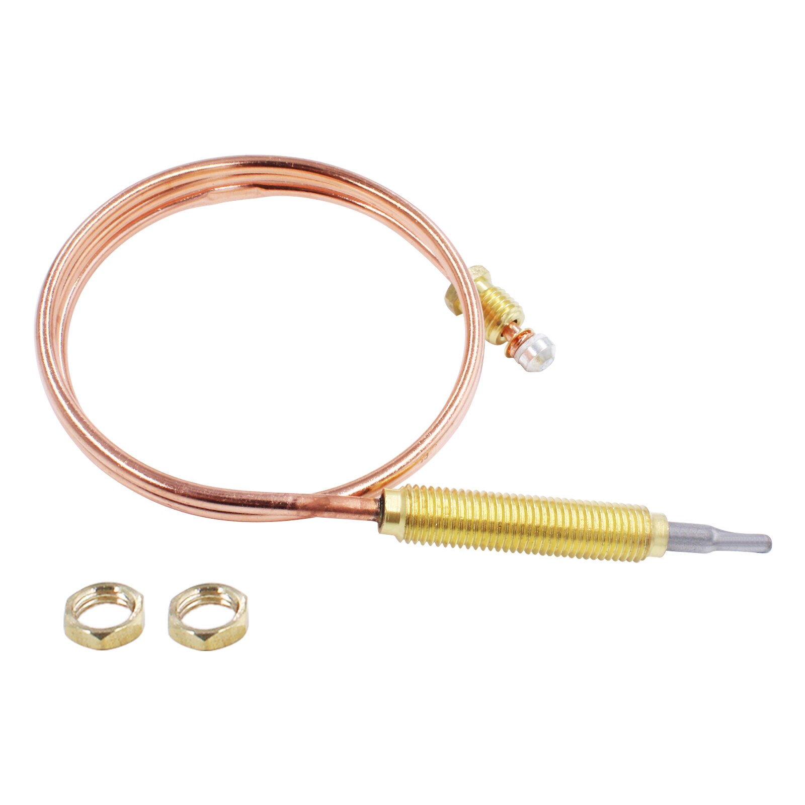 Earth Star Propane Fire Pit Gas Control Valve with Thermocouple and Knob Switch with 3/8" Male Flare Thread