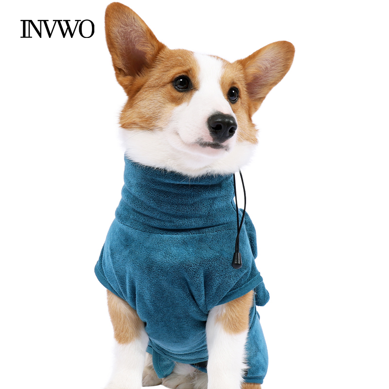 Invwo Hond Badjassen Handdoeken Sterk Absorberende Bad Sneldrogende Kleding Kleine En Medium Grote Honden Golden Retriever Huisdier Badjassen