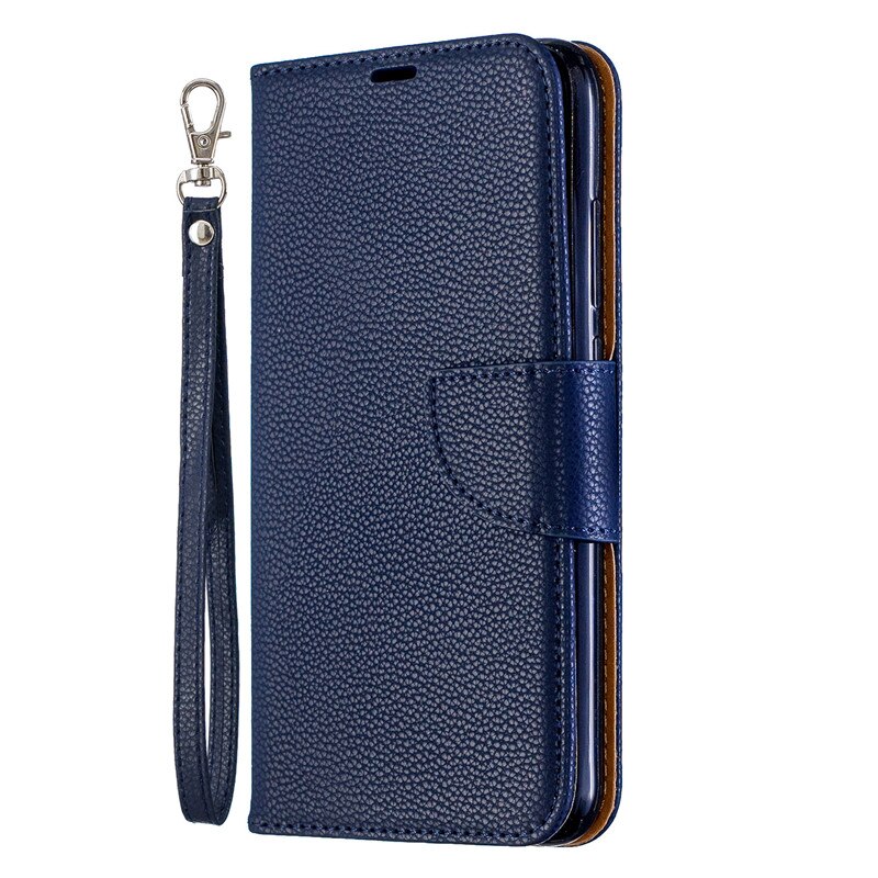 Voor Samsung Galaxy A7 Case Leather Flip Case Galaxy A750 SM-A750F Coque Wallet Telefoon Cover Voor Samsung A7 Een 7 Capa: A7 2019 / Blauw