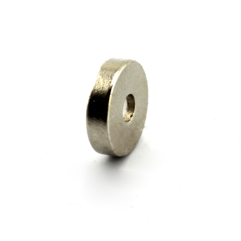 NdFeB round magnet 4 * 15mm (with holes) model magnetite round magnet with M4 countersunk hole