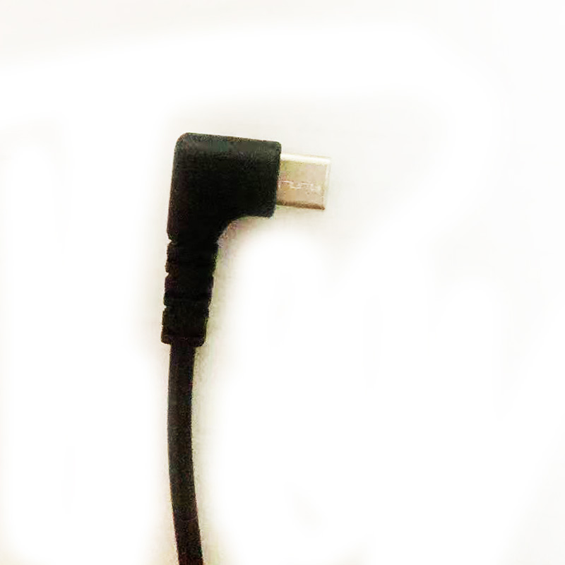 12 V-24 V naar 5 V 3A 90 graden hoek TYPE-C USB autolader adapter met USB vrouwelijke poort en 3,5 m kabel voor auto DVR voertuig opladen