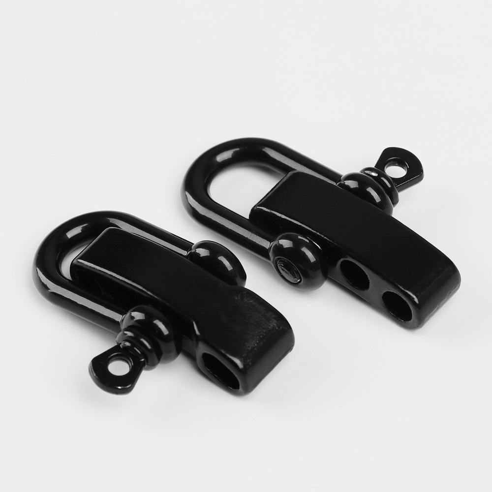 1Pcs Zwart U Anker Shackle Schroef Pin Paracord Armband Gesp Outdoor Survival Touw Accessoires Paracord Armband Onderdelen