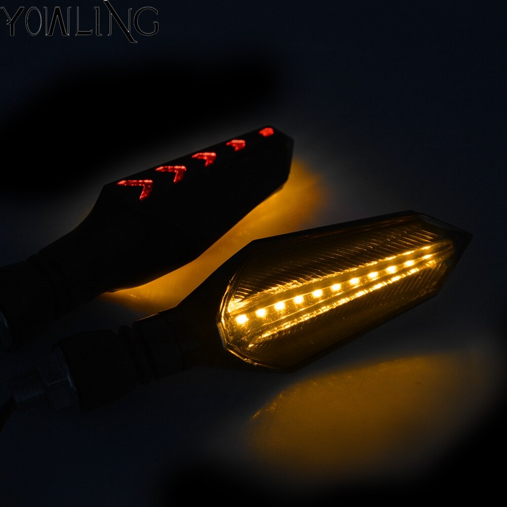 Para BMW YAMAHA XMAX 300 XMAX300 , LED de la motocicleta de la señal Moto indicador intermitente luz DC 12V ámbar intermitente lámpara