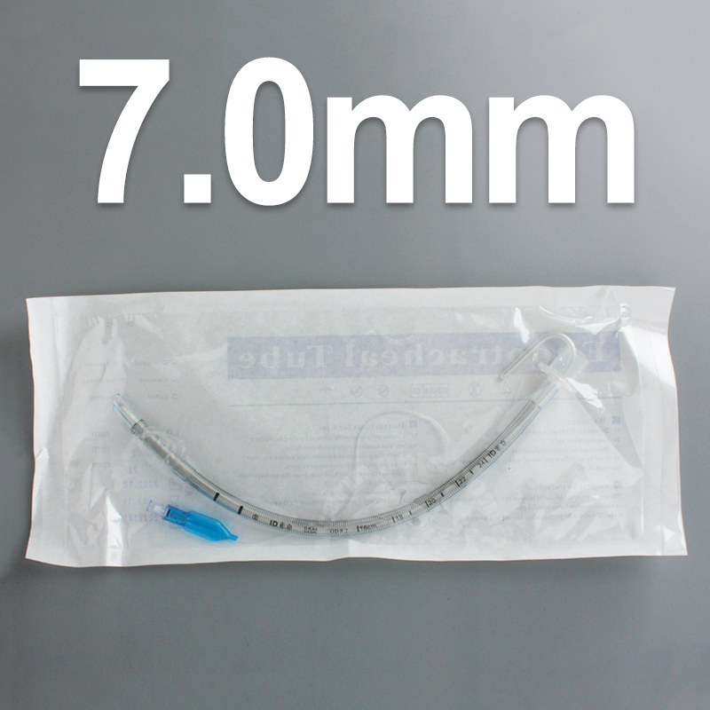 Tube endotrachéal renforcé avec stylet 2,5-10 mm Intubation trachéale stérile jetable pour humains et animaux vétérinaires: S / Bourgogne