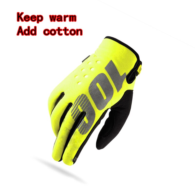 Winter Gloves MTB Bike Gloves Keep Warm Cycling Gloves Outdoor Motorcycle Shockproof Gloves Non-slip Mountain Bike Gloves