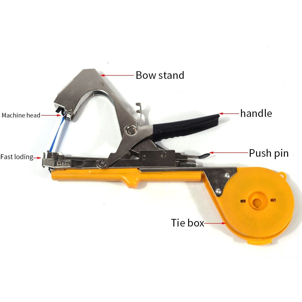 Máquina atadora de herramientas de jardín, ramas de plantas de jardín, atado a mano, para verduras, uvas, tomate, pepino: Tying Machine