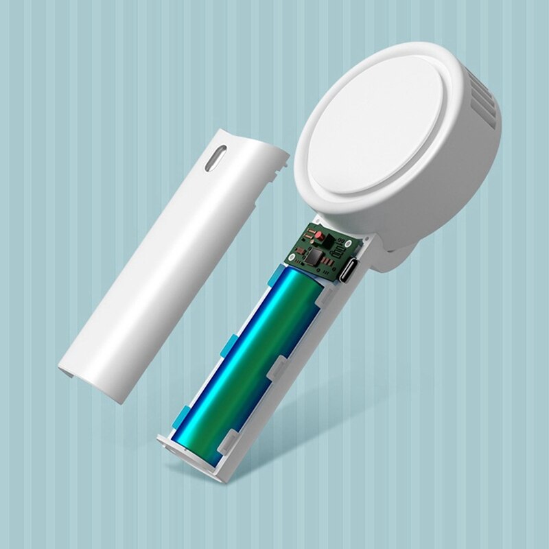 Bladeless Fan Hand Held Fan 2000Mah Portable USB Rechargeable Battery Operated Fan For Home Travel Indoors