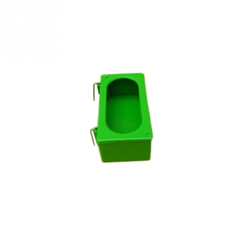 Pet Birds Hanging Feeding Trough Parrot Food Water Bowl Feeding Splash-proof Cup Plastic Bird Pigeons Cage Feeder