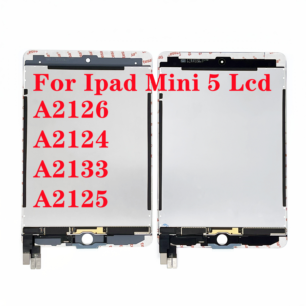 Originalskärm för ipad mini 5 mini 5 a2133 a2124 a2126 lcd-skärm pekskärm digitaliserare panelenhet reservdel