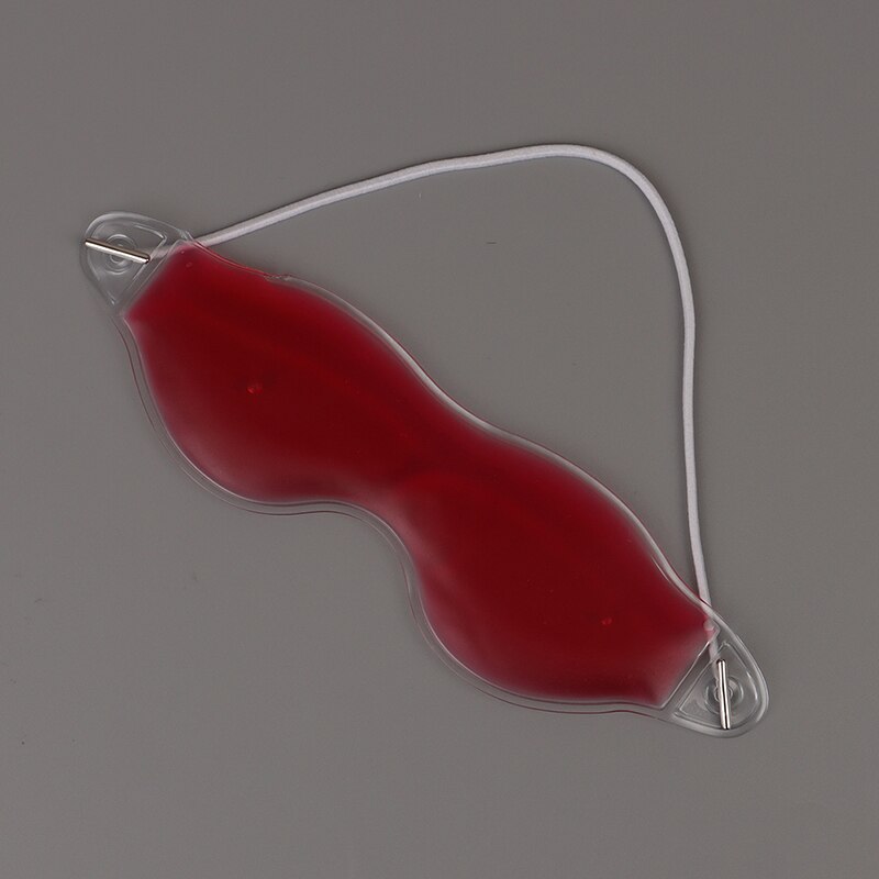 Gel Cold Sleeping Eye Mask Goggles Gel Sleep Eye Protection Ice Cool Soothing Tired Eye Eye Care Tools Remove Dark Circle: Red