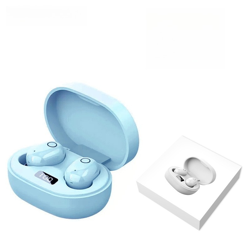 J15 ladies headset Bluetooth wireless mini cute girl with high face value, comfortable and high sound E6S: Blue