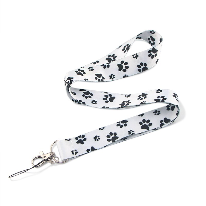 CA205 Cute Black Cat Lanyard Neck Strap for key ID Card Cellphone Straps Badge Holder DIY Hanging Rope Neckband Accessories: 3