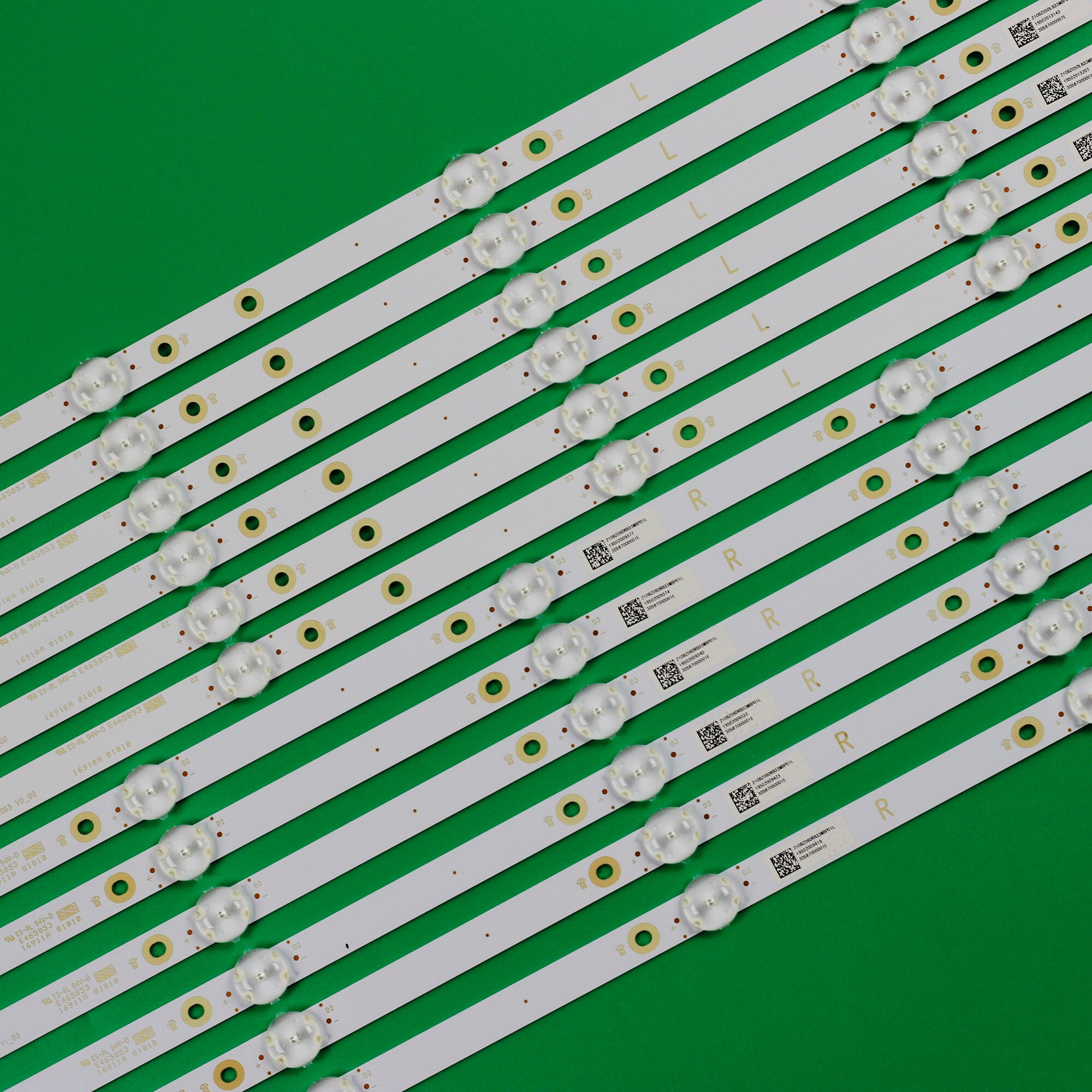 12 PCS/set LED backlight strip LB65065 V1 V0_00 FOR Element TV E4SW6518RKU E4ST6519RKU 65PUS6554 3B678000001E TPT650J1-QUBF90.K