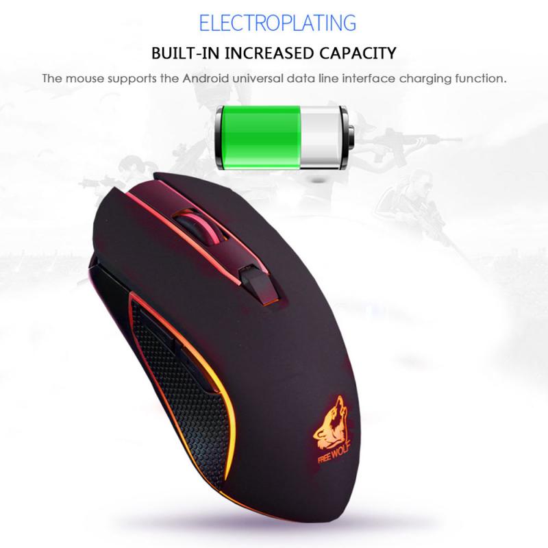 X9 Rechargeable Wireless Silent LED Backlit USB Optical Gaming Mouse Mice Mechanical Gaming Mouse