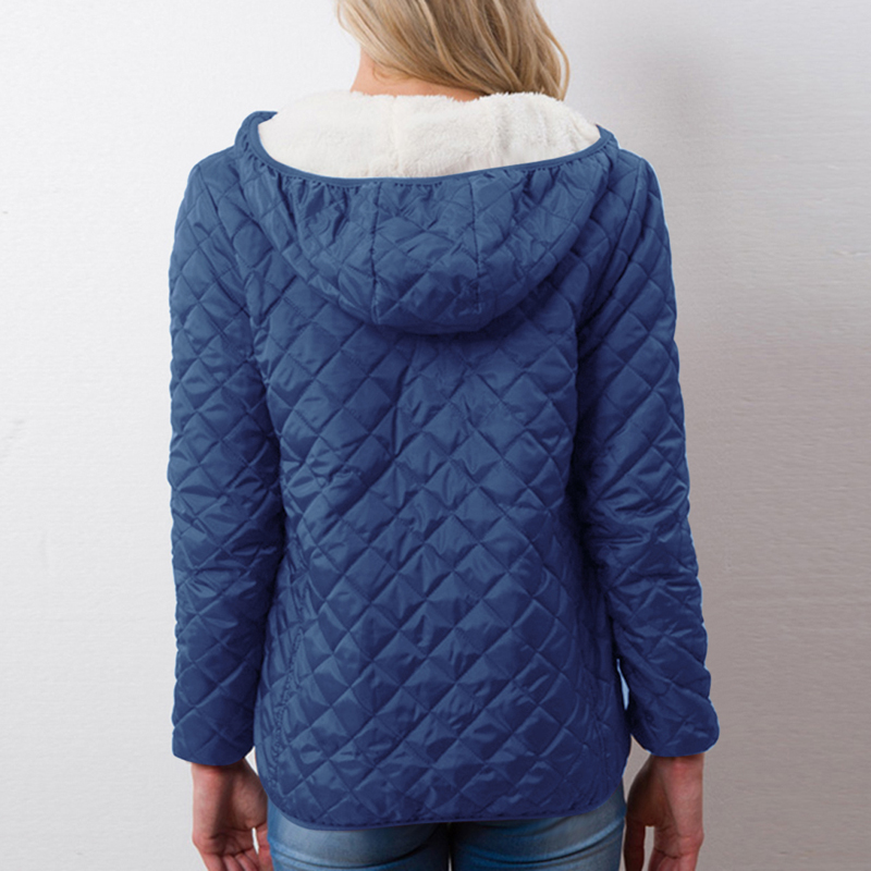 Automne Parkas basique vestes femme femmes hiver Plus velours agneau à capuche manteaux coton hiver veste femmes vêtements d'extérieur manteau
