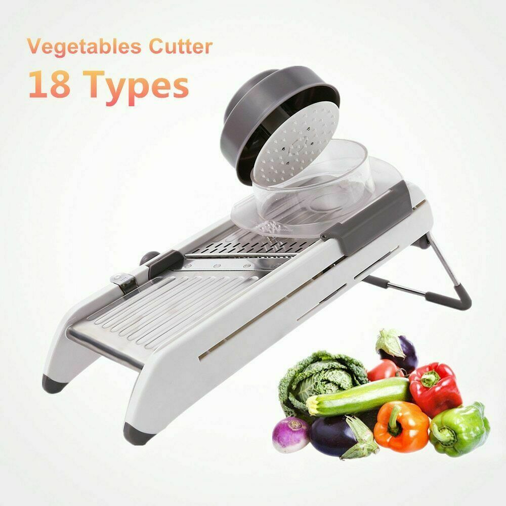Mandoline Schneidemaschine Manuelle Gemüse Cutter Professionelle Reibe Mit Verstellbare Edelstahl Klingen Gemüse Küche Werkzeug