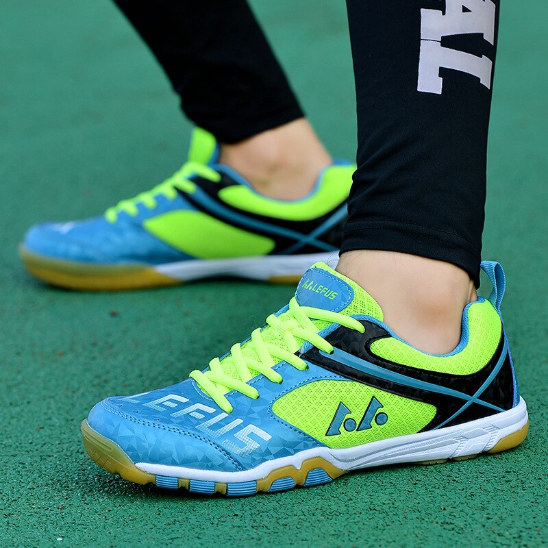 Women Men Table Tennis Shoes Anti-slipery Breathable Pingpong Shoes Shock Absorption Training Shoes For Man Women D0889