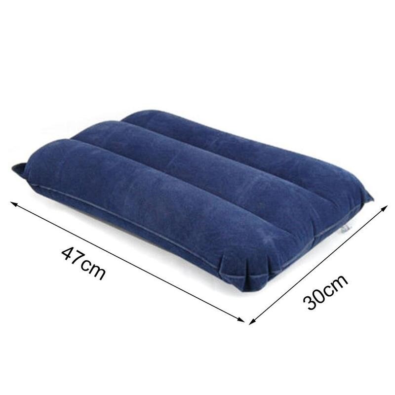 1Pcs Inflatable Pillow Inflatable Portable Break Rest Foldable Travel Inflatable Pillow Outdoor Pillow Blue Sleep Pillow Ai A9E0
