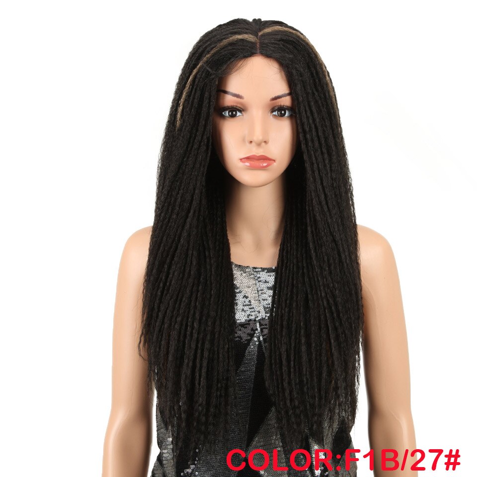 Magic Hair-Peluca de cabello sintético para mujer negra, cabellera artificial de 26 pulgadas con trenzas de ganchillo, estilo Dread Jumbo, pelo largo: FW1B-27