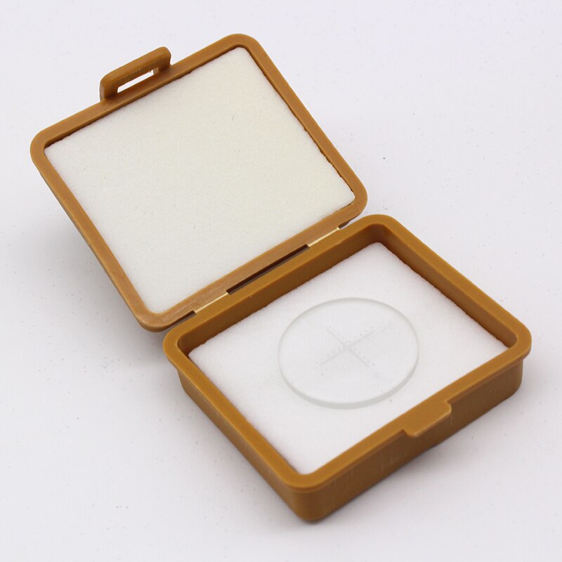 DIV 0.1 mm Eyepiece Micrometer for Microscope Ocular Calibration Graticule Cross Ruler 10x10 Scale CAT907 C7 Measuring Scales