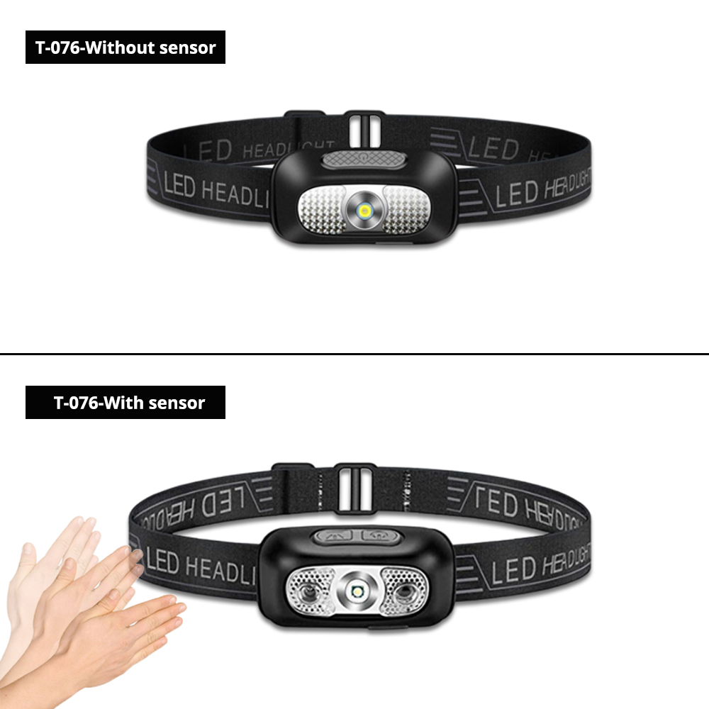 MINI Headlamps Super Bright Powerful Headlamp Camping Lightweight Headlights Headlamp Led Rechargeable Lamp With sensor