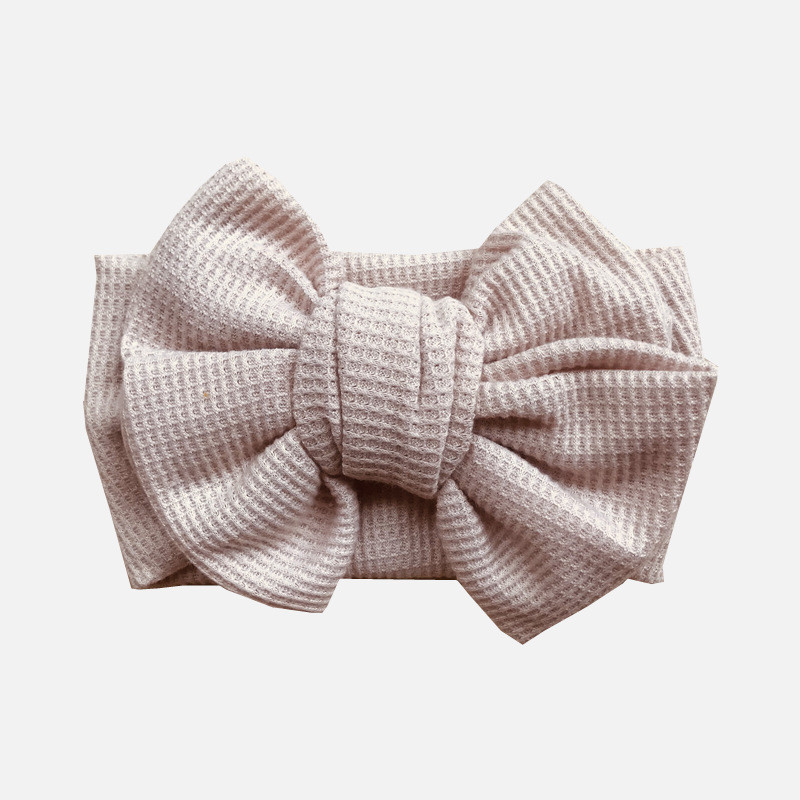 Knit Bow Baby Hoofdband Voor Kind Strik Hoofddeksels Kabels Tulband Voor Kinderen Elastische Headwrap Baby Haar Accessoires: 2