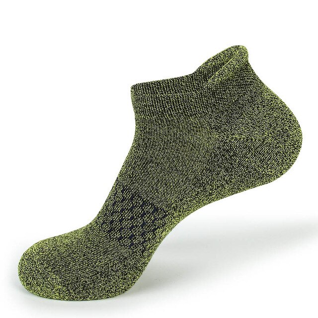 Meias masculinas de alta qualidade meias masculinas de alta qualidade meias de negócios de esporte durável: QHX6660-green