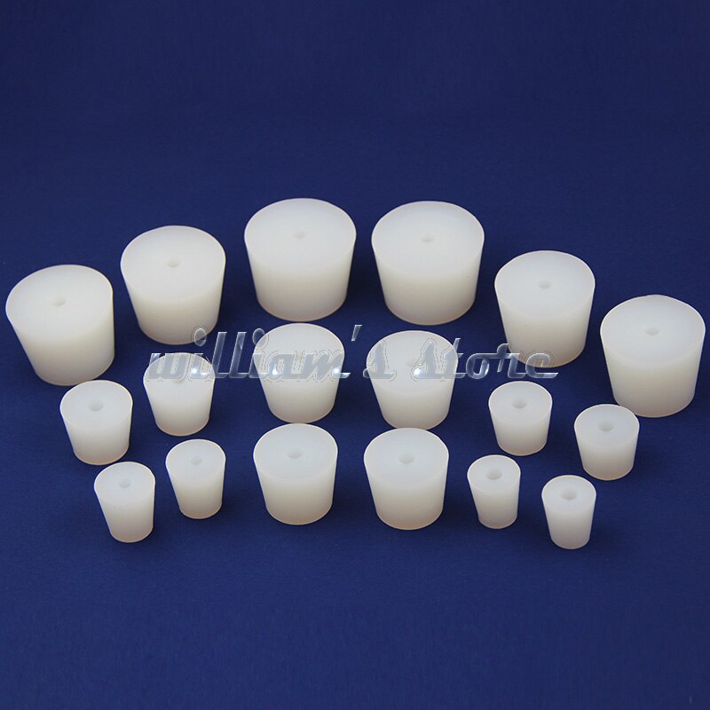 3 #-14 # siliconen Plug Met Gat voor Luchtsluis Waskolf Brouwen Wijn Food Grade Siliconen Rubber Stop