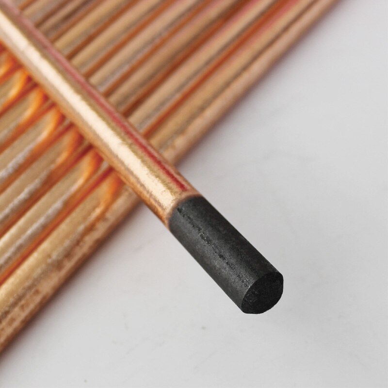 5pcs 7mm x 355mm Copperclad Gouging Electrodes Carbon Arc Stick Welding