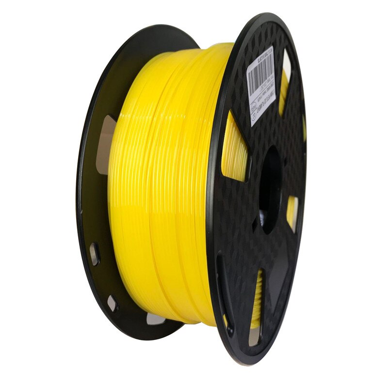 PETG-filamento de plástico para impresora 3D, materiales de impresión por sublimación, 1,75mm, 250G por rollo: YELLOW