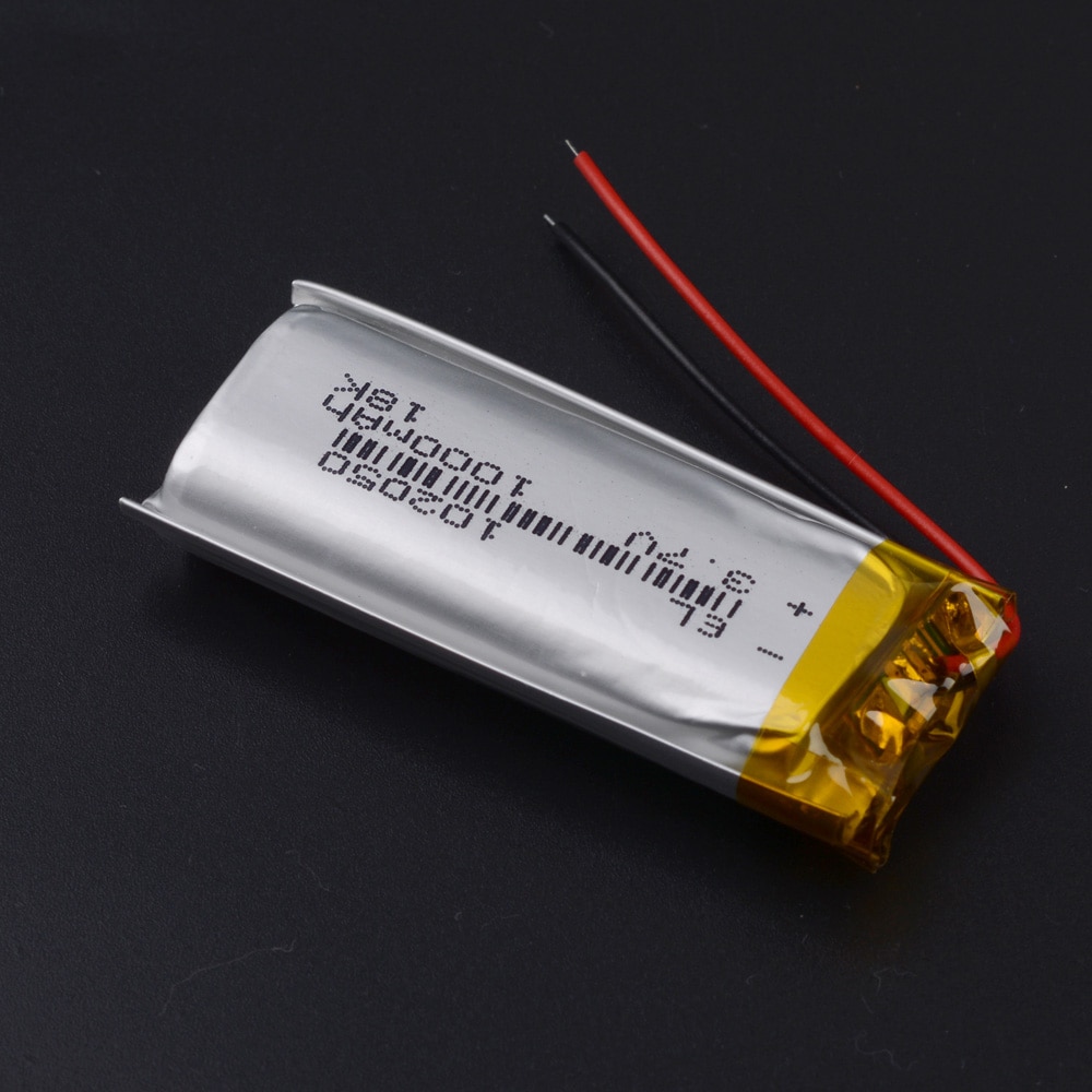 Batterie lithium-ion polymère 1000mah 3.7 V 102050, pour MP3 MP4 MP5 GPS KTV, batterie domestique, amplificateur audio, ordinateur, microphone