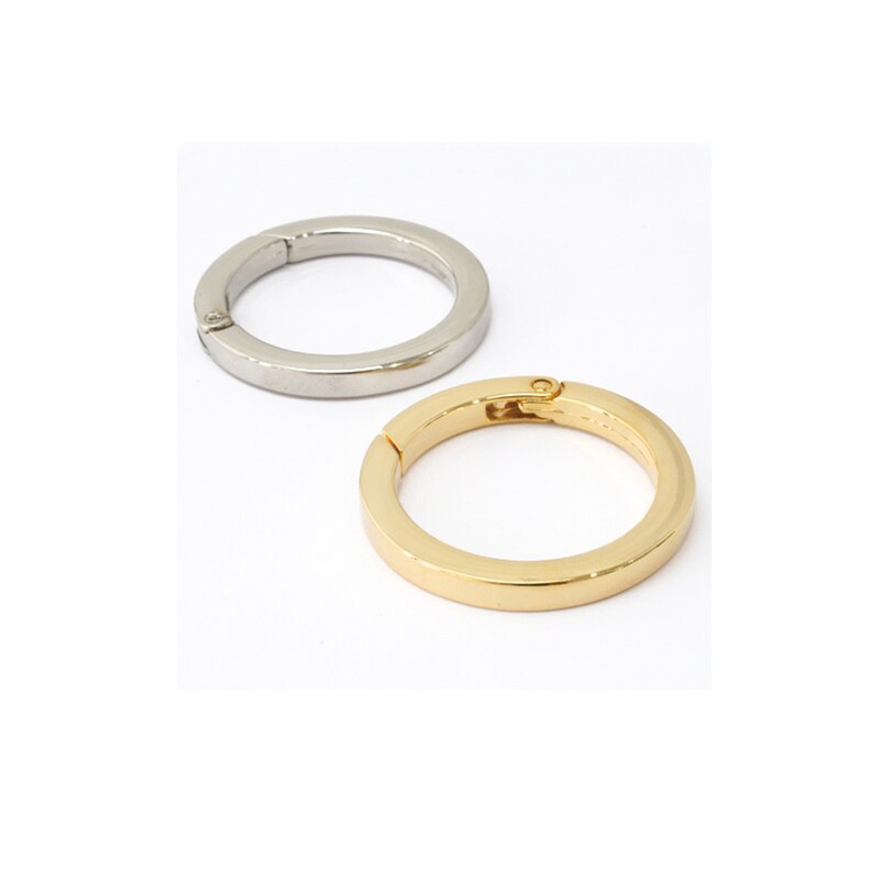 Nikkel flad skrue på rund ring o ring gate ring 1 tomme