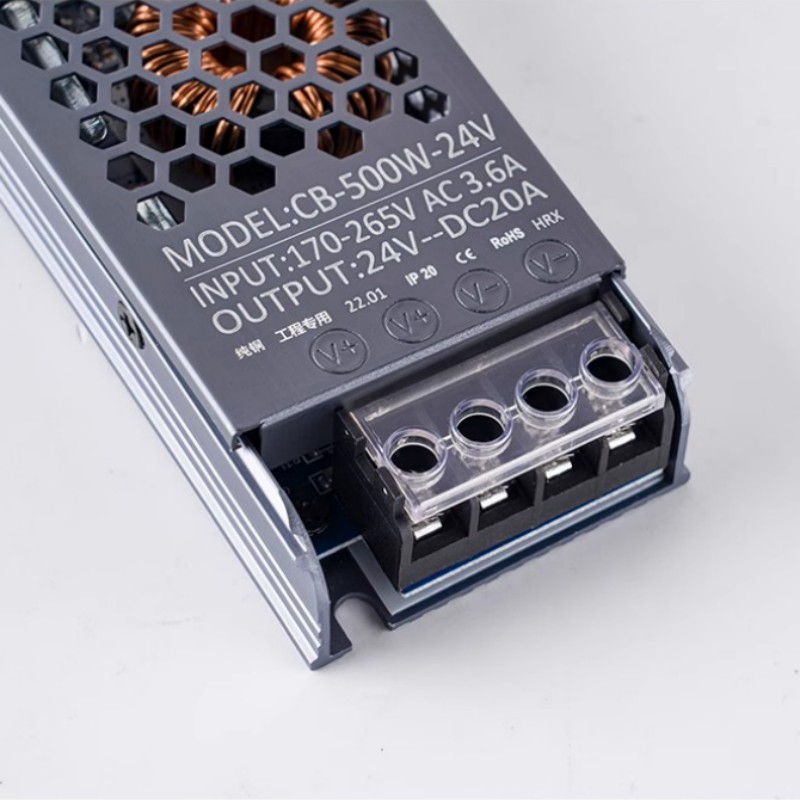 Ultradünnes LED-Netzteil DC 12V 24V Beleuchtungstransformatoren 60W 100W 150W 200W 300W 400W LED-Treiber A/D-Konverter für LED-Streifen