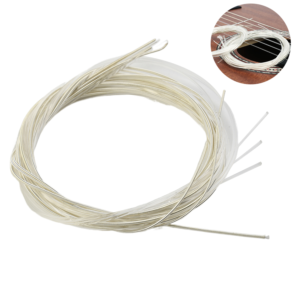 6 Saiten klassische Gitarren saiten Metall Nylon Saite Musik instrumente Gitarren Ersatz Zubehör normale Spannung