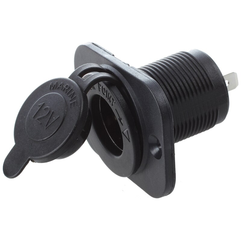 Universele Sigarettenaansteker 12V-24V - Waterdichte DC Adapter Voor Auto, Boot, Motor (Kabellengte 1,2 M)