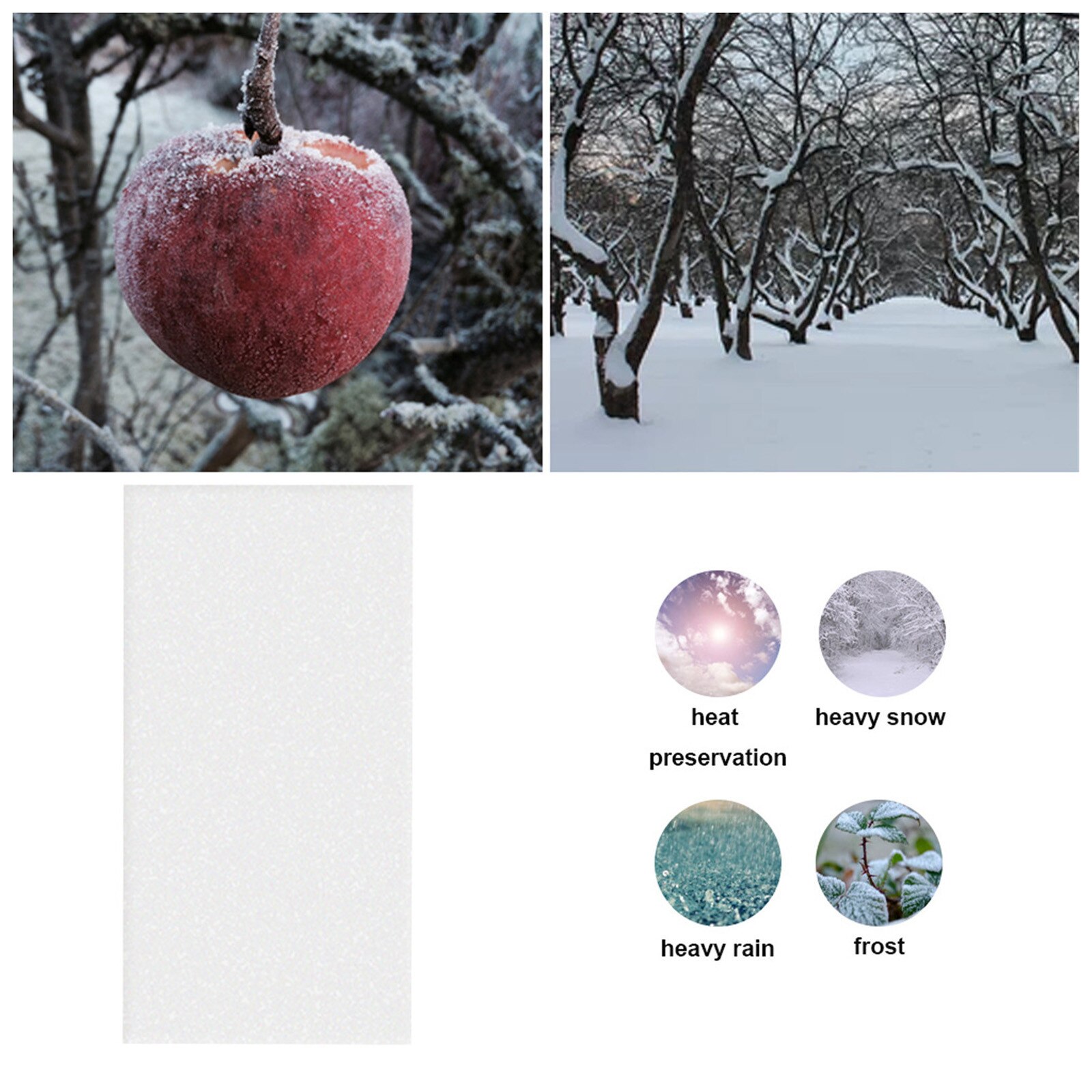 Floating Crop Cover/Frost Blanket/Frost Cloth/Garden Fabric Plant Cover Garden Anti-bird Mesh Netting Cloth