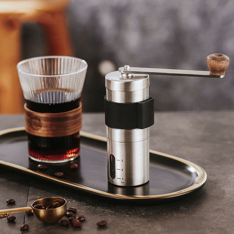 Handkoffiemolen Herb Spice Frezen Rvs Draagbare Handgemaakte Koffiebonen Freesmachine Koffie Accessoires