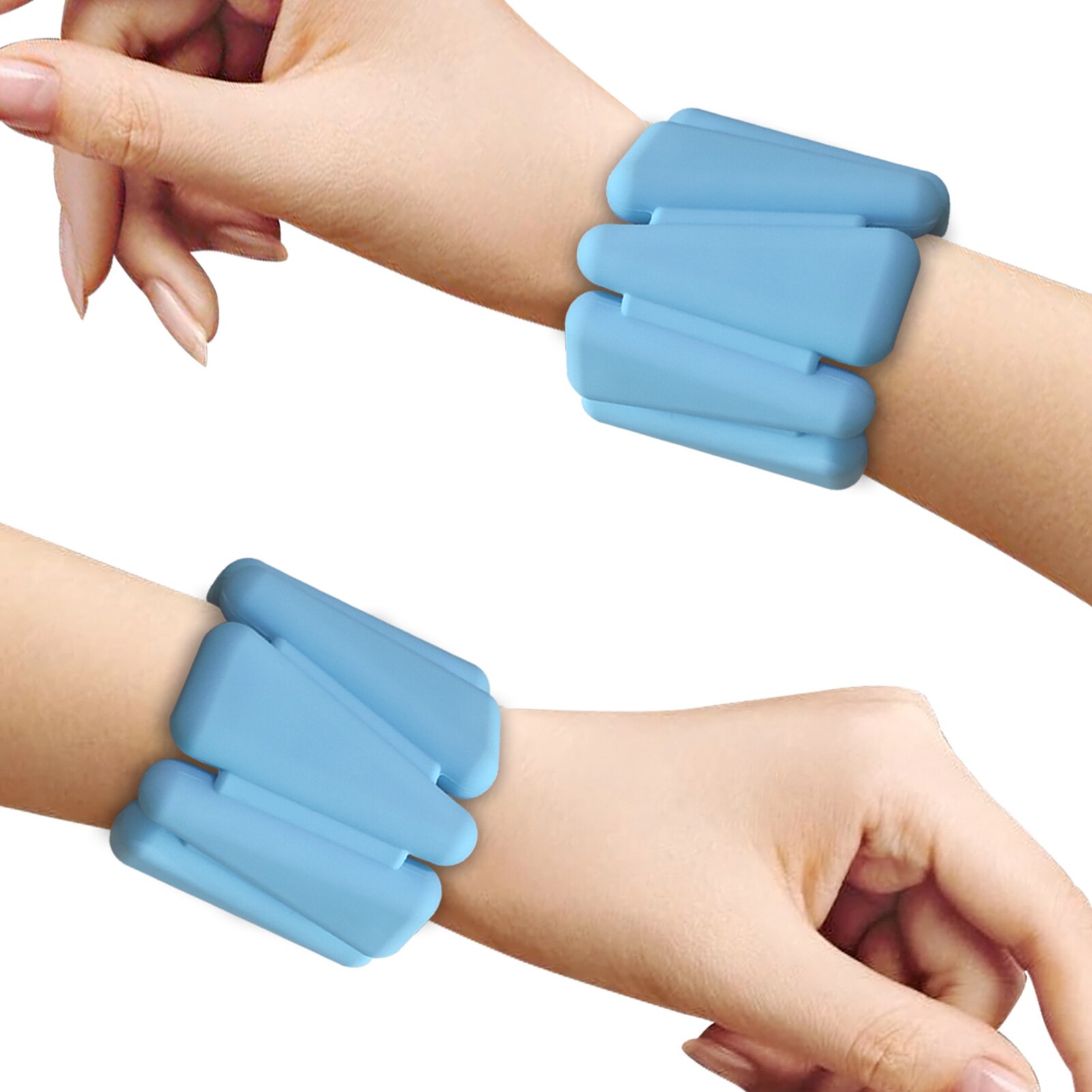 2 Stuks Enkel Pols Gewicht-Dragende Band Dragende Dragende Armband, gebruikt Voor Yoga Fitness Oefening Walking Jogging