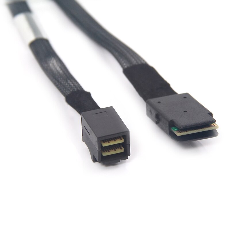 2Pcs 6Gbs 1-Meter MiniSAS SFF-8643 to Mini SAS 36-Pin 8087 SAS Cable, 1M Internal HD SFF 8087 to 8643 Fold-able Cable
