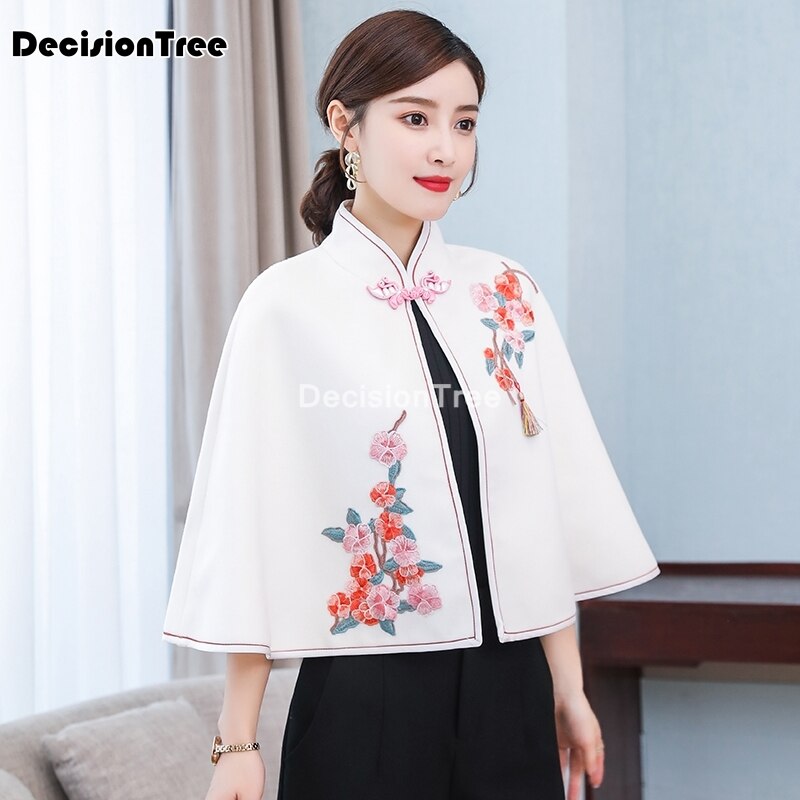 chinese traditional women hanfu clothing hanfu top tang suit chinese blouse chinese ancient v neck linen shirts Vintage Top