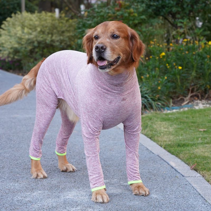 Mono de cobertura completa para perros grandes, traje de recuperación para perros después de la cirugía, mono anticaída, pijamas de aplamado para mascotas, monos para perros medianos y grandes