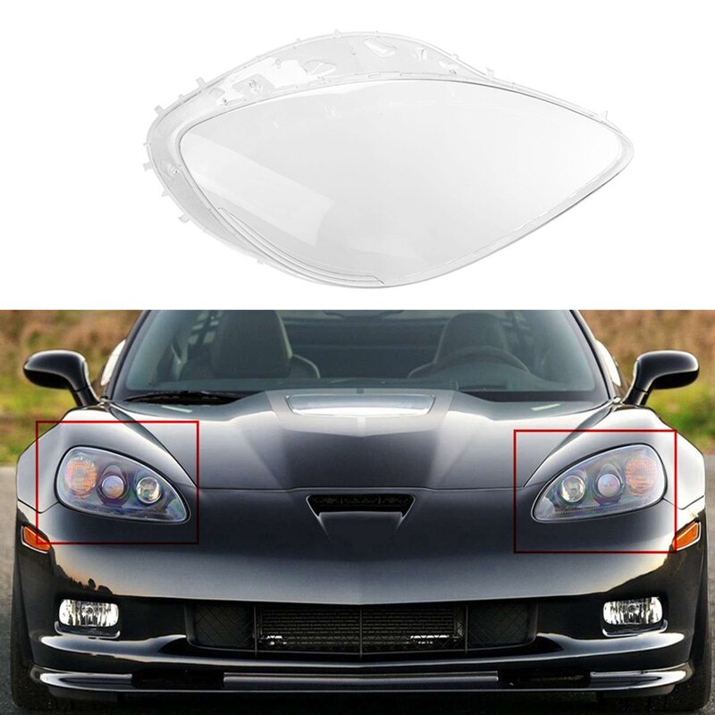 Remplacement de phare lentille côté passager pour chevrolet Corvette C6 2005 2006 2007: right