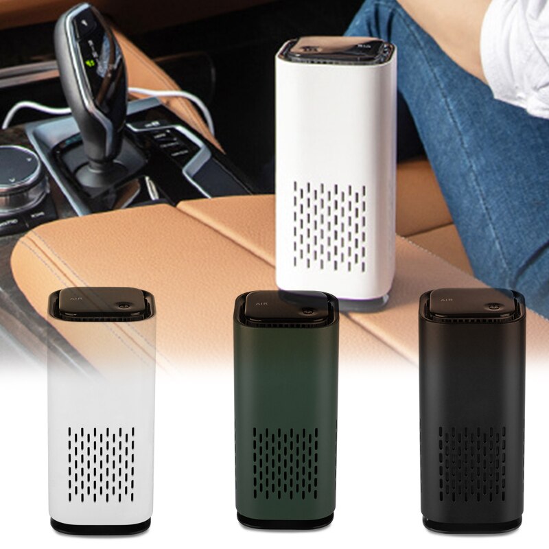 Mini Car Air Purifier Anion Triple Purification Activated Carbon Air Cleaner Fresh Home Bedroom Smoke Formaldehyde Remover
