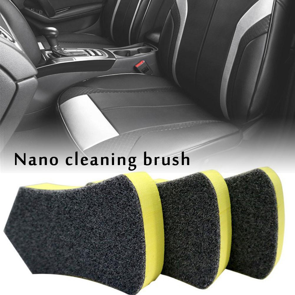 Auto Detailing Nano Cleaning Brush Car Felt Washing Tool For Car Leather Seat Auto Care Detailing Interior Cleaning Brush