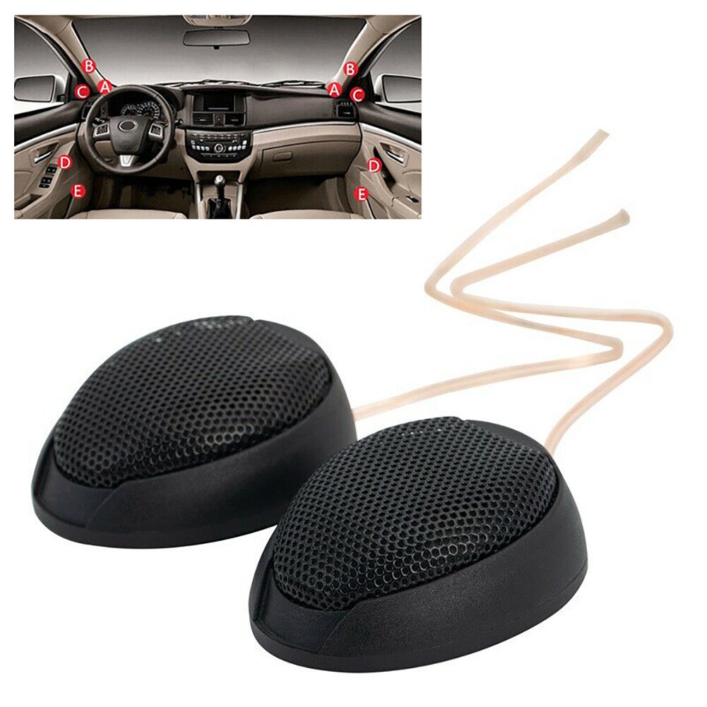 Altavoz Subwoofer de 1000W para coche, dispositivo de Audio estéreo automotriz, Super potente, domo, altavoz de agudos, para Golf, BMW, Tesla, Passat, 2 uds.