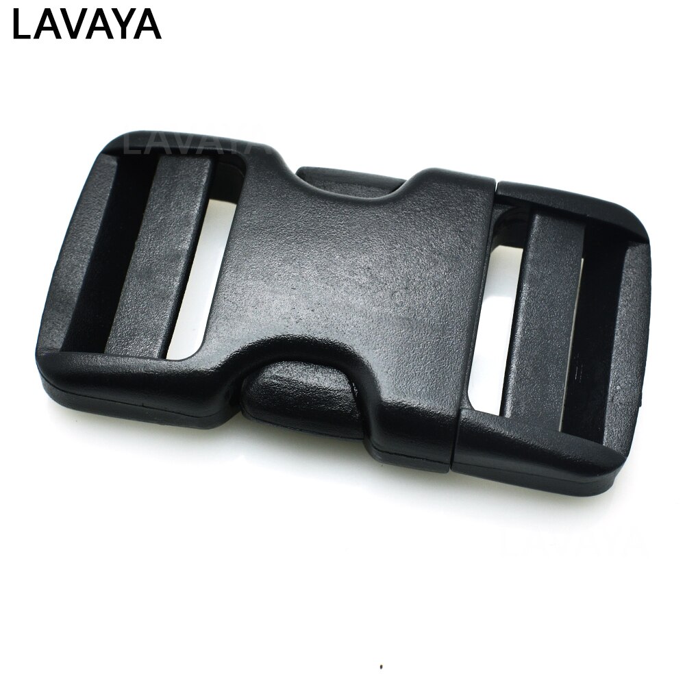1pcs 1-1/4"(30mm)Plastic Flat Side Release Buckles Adjustable Straps For Paracord Bracelets
